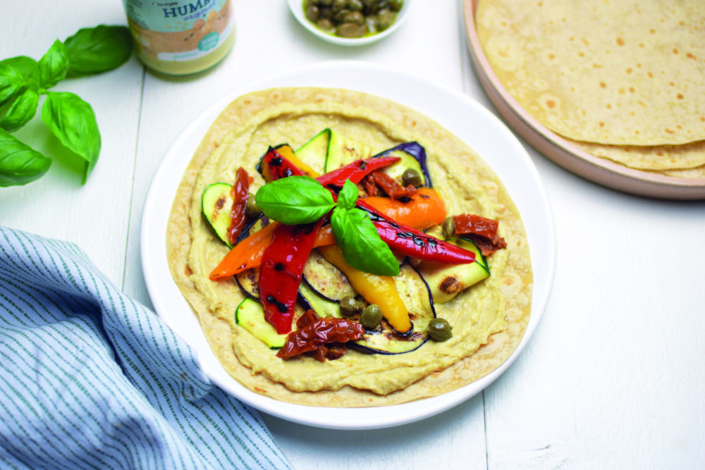 recept piadina wrap met hummus TerraSana