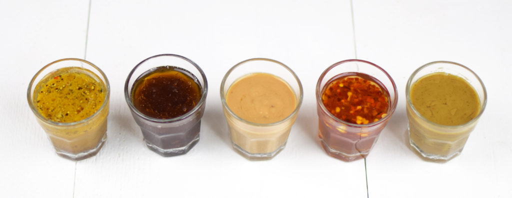 vijf vegan vinaigrettes saladedressings sauzen hoe maak je salade dressing TerraSana