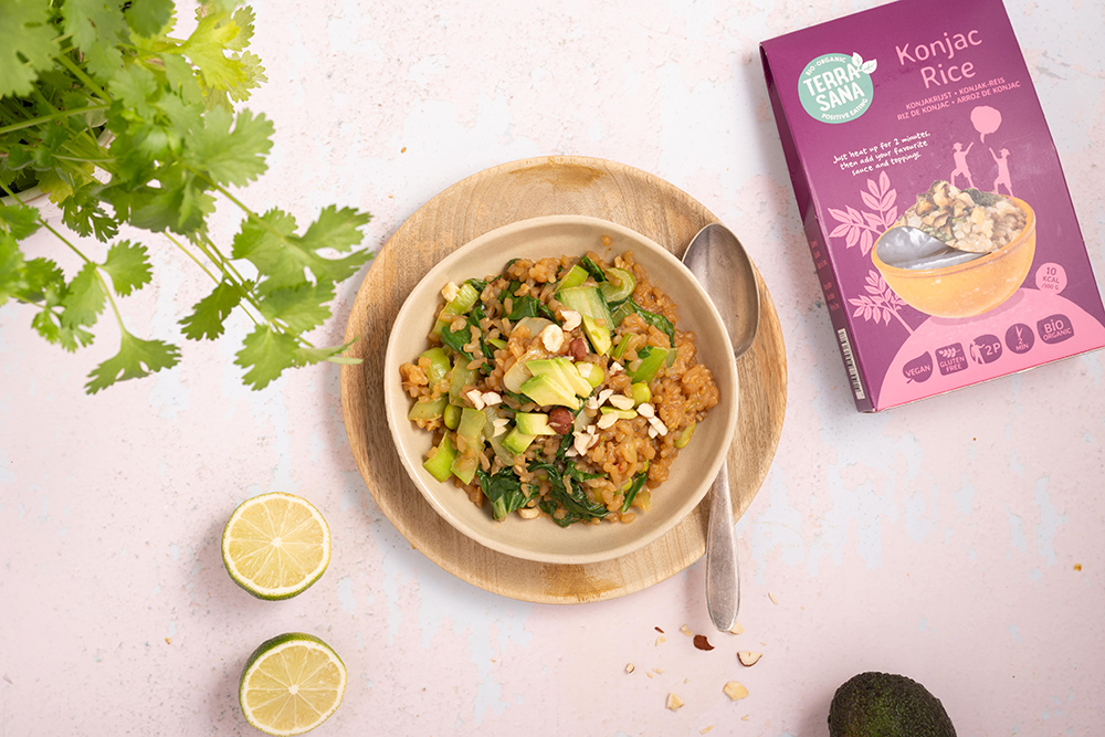 Eet jezelf fit met konjac noodles of rijst