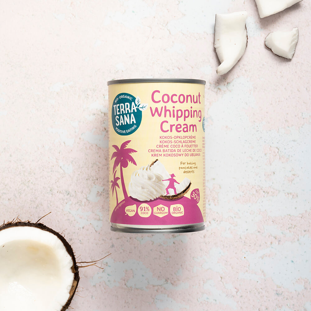 coconut whipping cream 91% coco