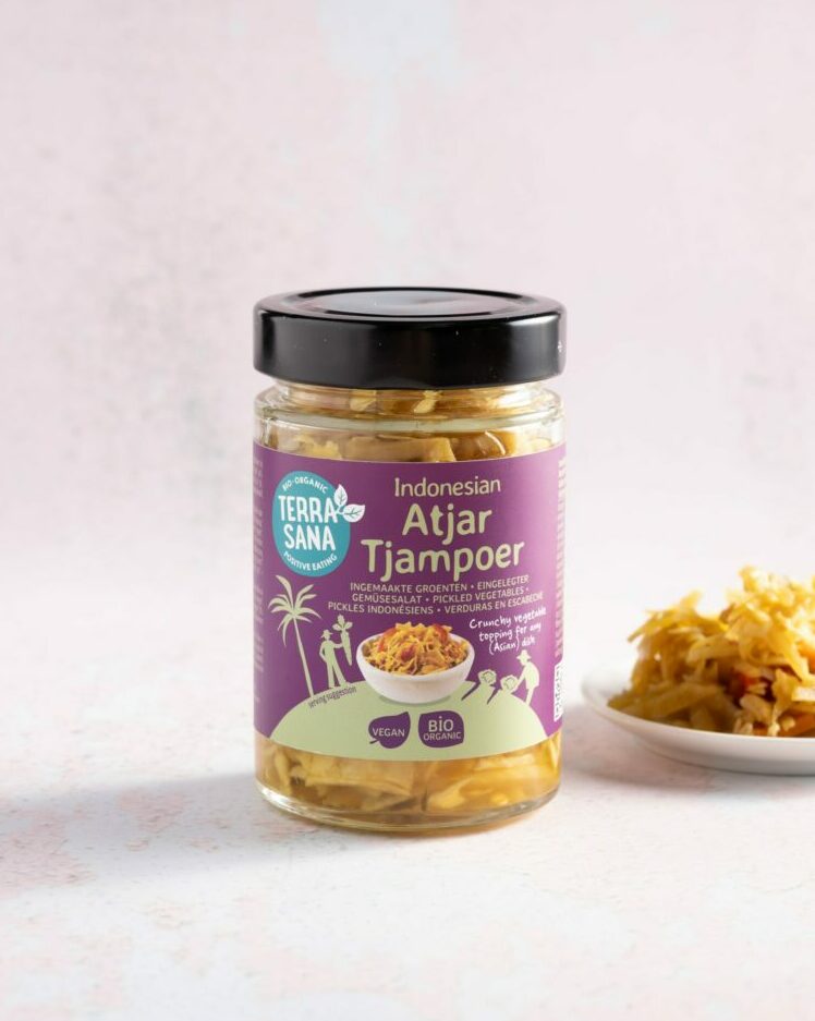atjar tjampoer indonesian side dish, kimchi or sauerkraut