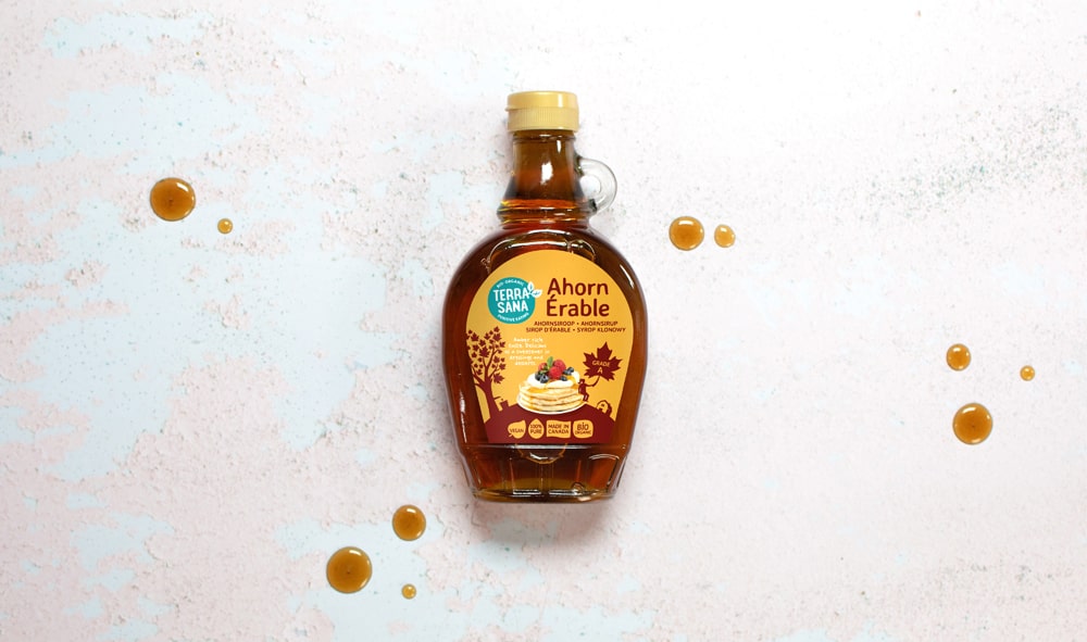 sirop d'érable biologique grade c TerraSana