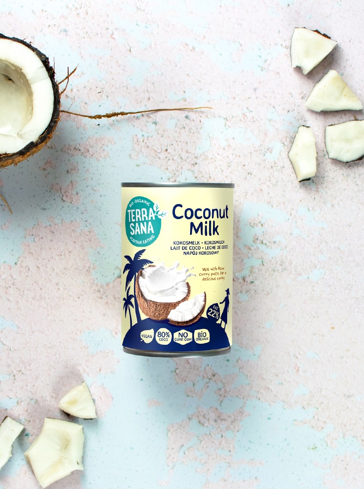 Lait de coco pur TerraSana